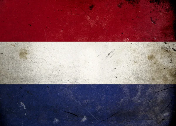 Bandiera Grunge Paesi Bassi — Foto Stock