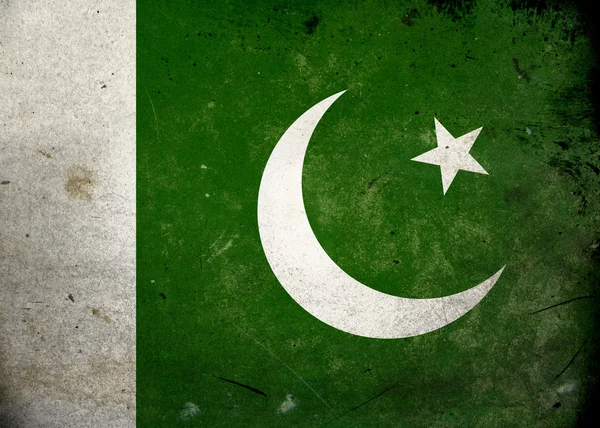 Grunge zászlót Pakisztánban — Stock Fotó