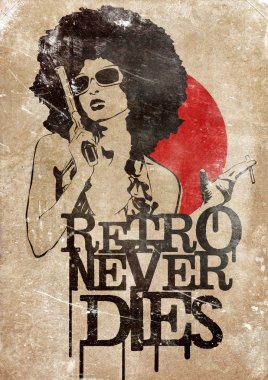 Retro Never Dies! clipart