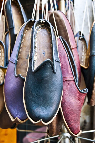 Autentikus török bőr cipő — Stock Fotó