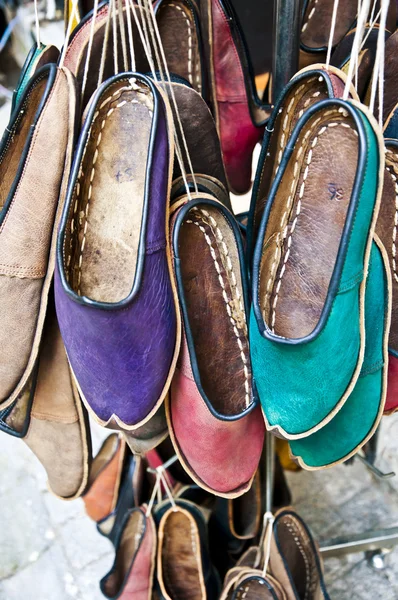 Autentyczny turecki skórzane buty — Zdjęcie stockowe