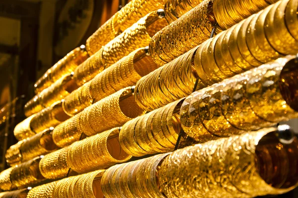 Altın aksesuarlar — Stok fotoğraf