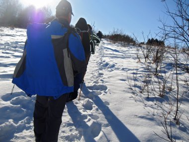 takım turist izlemek için gidiyor. Kış caucas