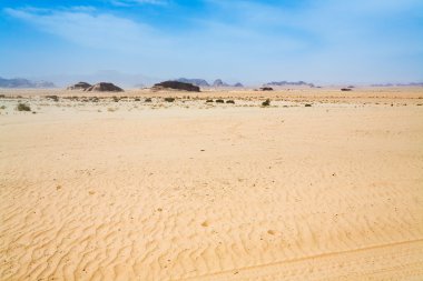 wadi rum, çöl manzarası