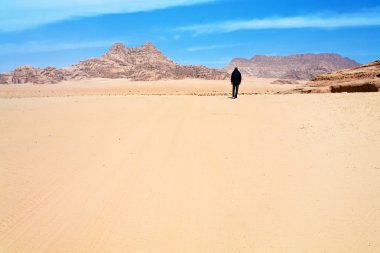 wadi rum, çöl manzarası