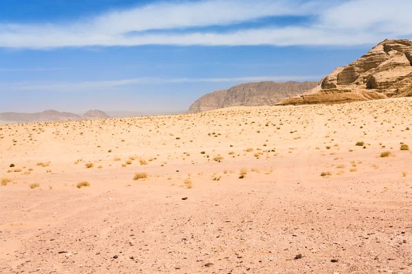 Krajobraz pustyni wadi rum — Zdjęcie stockowe