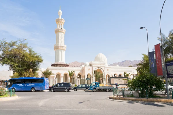 Al-sharif al Husajn bin Alí mešitu v Akabě — Stock fotografie