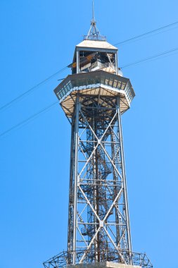 Barcelona'da Port vell hava tramvay