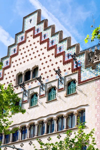 Fassade der casa ametller in barcelona — Stockfoto