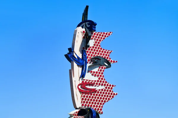 Монтжуйська комунікаційна вежа в Барселоні. — стокове фото