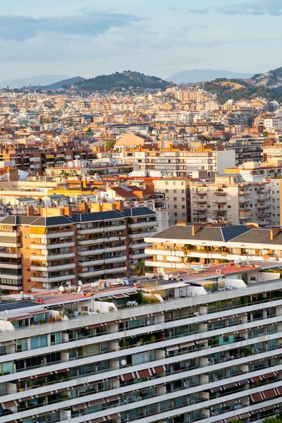 Panorama de Barcelona ciudad — Foto de Stock