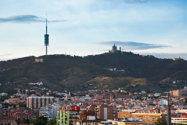 Montagne Tibidabo à Barcelone — Photo