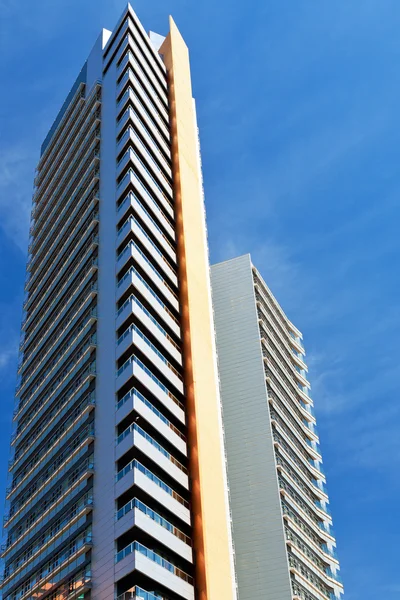 Tall modern multistory house — Stock Photo, Image