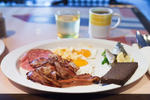 Full English breakfast — Stock Photo, Image