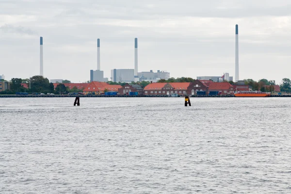 View on industrial Copenhagen — Stock Photo, Image