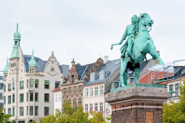 Statue of Absalon in Copenhagen, Denmark clipart