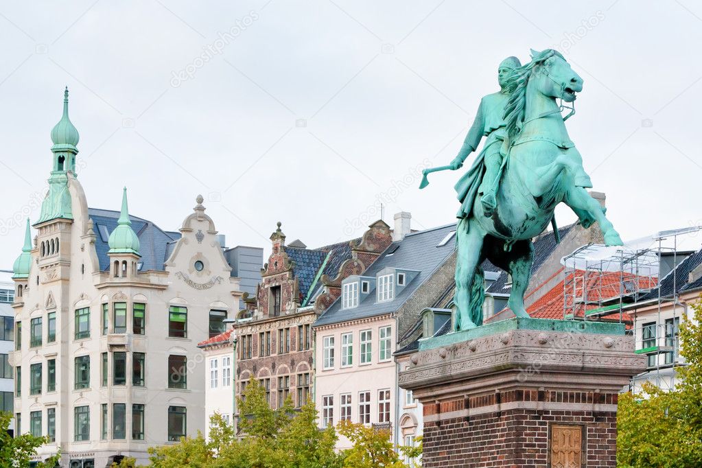 Statue of Absalon in Copenhagen, Denmark