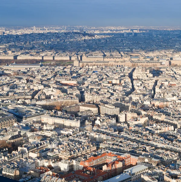 Görünümü Paris yukarıda — Stok fotoğraf