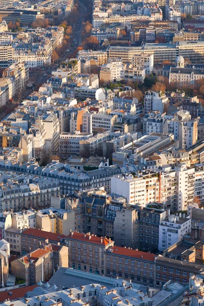 stock image Above view on Paris