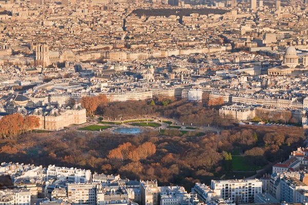 Nad pohled na Paříž — Stock fotografie