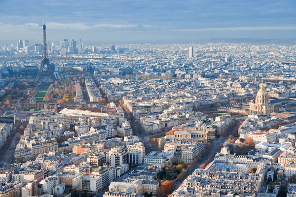 Over utsyn til Paris – stockfoto