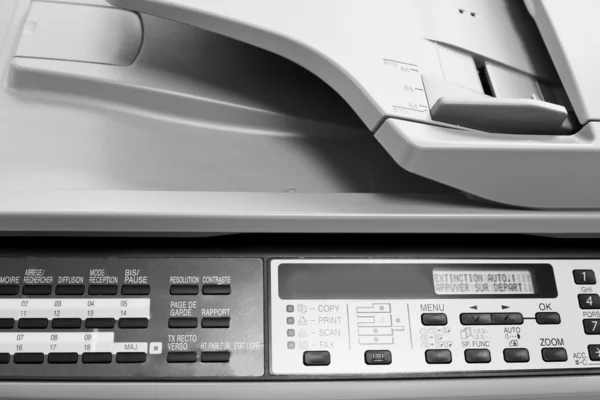 Control panel of big copier — Stock Photo, Image