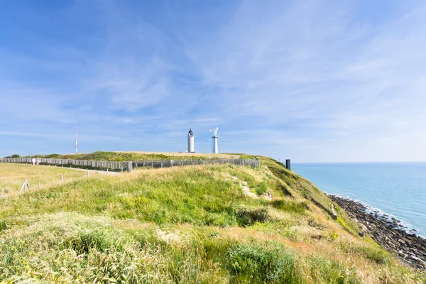 Vista sobre la costa de Chanel Inglés en Normandía — Foto de Stock