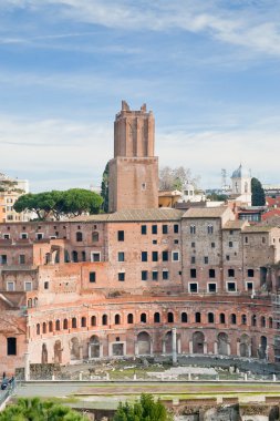 antik kalıntıları Roma capitoline Tepesi üzerinde Roma Forumu