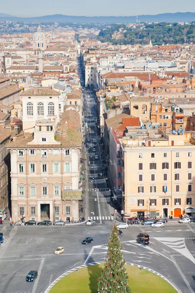 Piazza Venezia em Roma — Fotografia de Stock