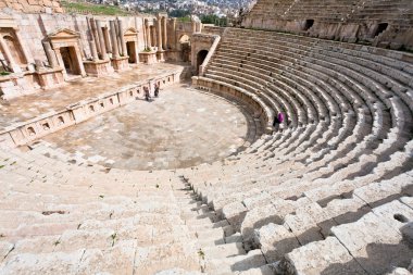 büyük Güney tiyatro - antik kent: jerash