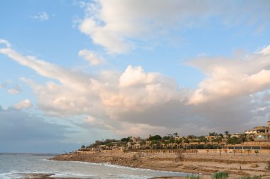 Sunset dead sea, Ürdün