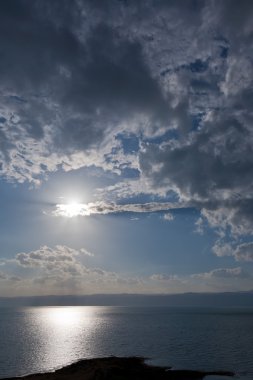 Sunset dead sea, Ürdün