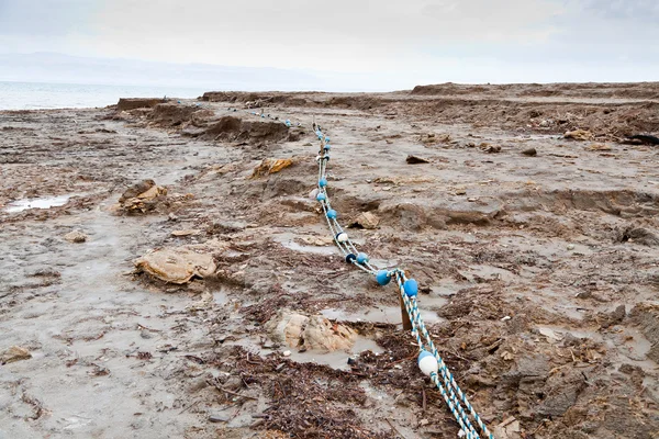 Playa de barro del Mar Muerto —  Fotos de Stock