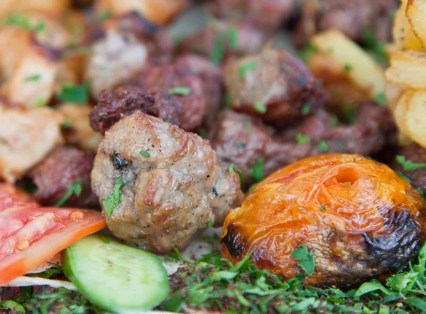 Mix arabský kebab — Stock fotografie