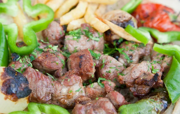 Lamb kebab — Stock Photo, Image