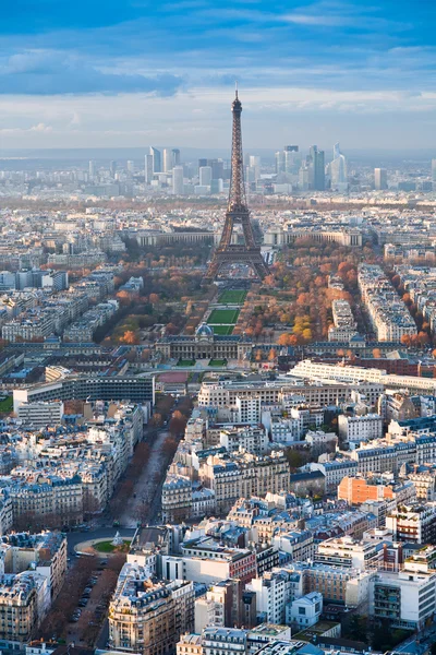 Torre Eiffel e panorama de Paris — Fotografia de Stock