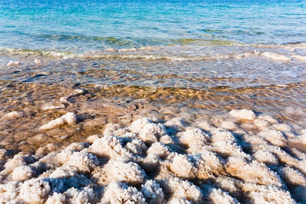 Costa cristalina del Mar Muerto — Foto de Stock