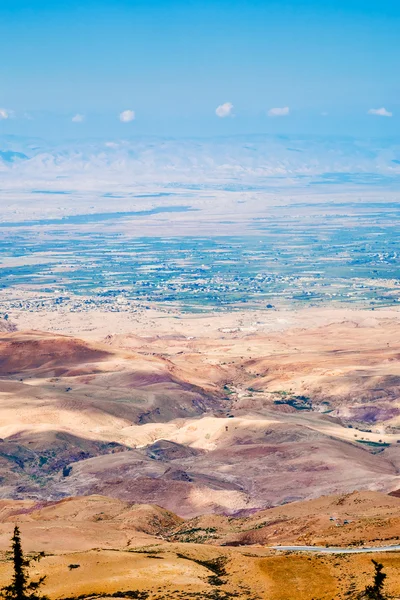 Vista desde el Monte Nebo en Jordania — Foto de Stock