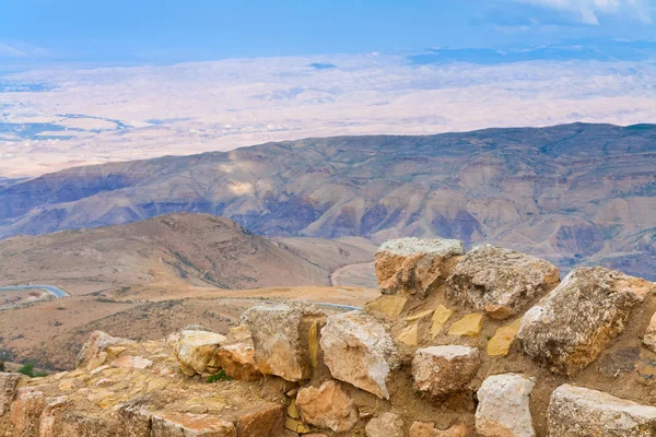 Widok z góry nebo w Jordanii — Zdjęcie stockowe