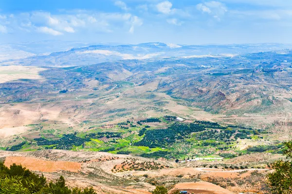 Vista dal Monte Nebo in Giordania — Foto Stock