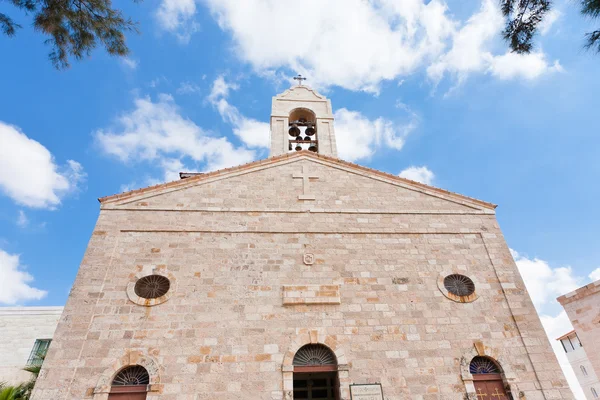 Yunan Ortodoks basilica of saint george town Madaba — Stok fotoğraf