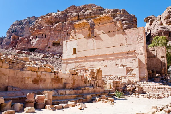 Altar of Temple of Dushares in Petra — Stock Photo, Image