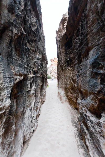 La entrada a Al Beidha - Little Petra, Jordania —  Fotos de Stock