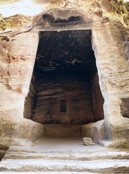 Інтер'єр великий антикварний палати в маленький Petra — стокове фото
