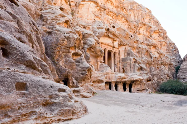 Vista de la plaza en la antigua Little Petra —  Fotos de Stock