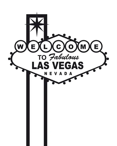 Добро пожаловать в Лас-Вегас — стоковый вектор