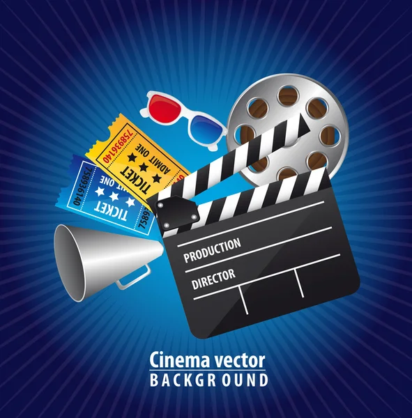 Elementos cinematográficos — Vector de stock