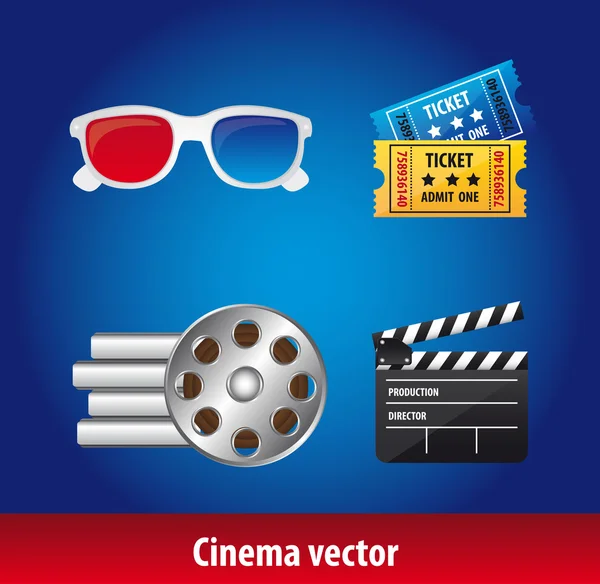 Bioscoop vector — Stockvector