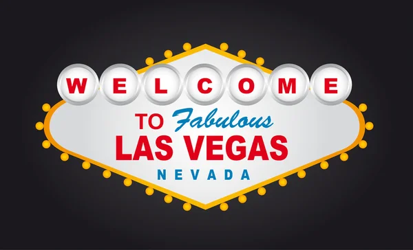 Bienvenido a Las Vegas — Vector de stock