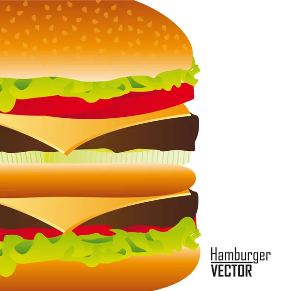 Hamburger — Wektor stockowy